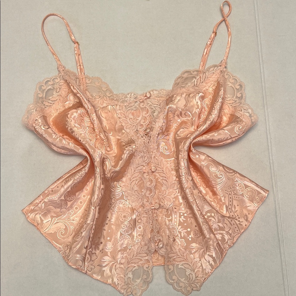 VICTORIA’S SECRET GOLD LABEL 80’s CAMI TOP LARGE PINK
